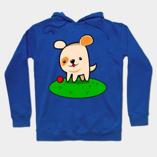 Playful Dog. Hoodie